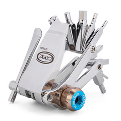 自行車維修組合工具 山地車多功能摺疊維修工具T05氮氣瓶運動裝備