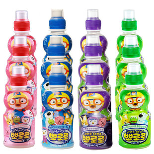 Han Bo Le Le Milk Flavored Drink 235ml*24 Bottles Bao Lulu Fruity Lactic Acid Drink