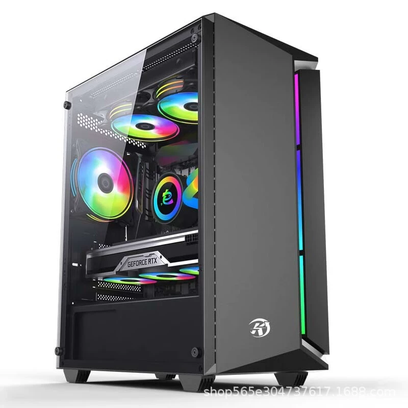 Gaming Desktop PC, Water-Cooled Core Host, Optional 24/27" LCD Packages