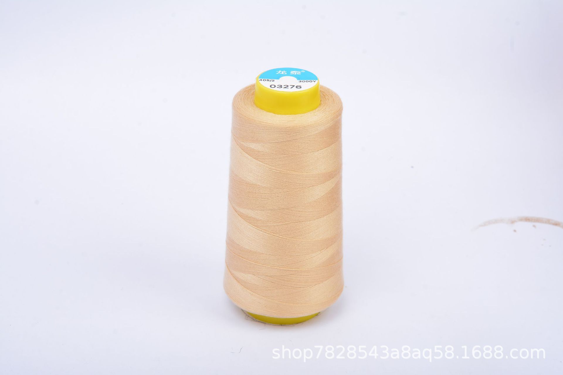402 Liu Qing 3000 yardas línea de costura serie marrón línea especial de fábrica de ropa línea de máquina de coser de alta velocidad
