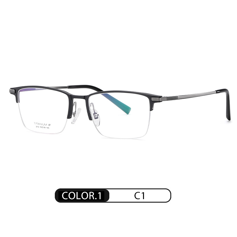 2022 nuevo miopía gafas hombres yj2012 aluminio magnesio moda gafas marco desmontable tornillo puro titanio gafas marco mujeres