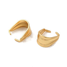 跨境专供现货不锈钢翻边瓜子扣  花纹吊坠扣 饰品扣 DIY配件多尺