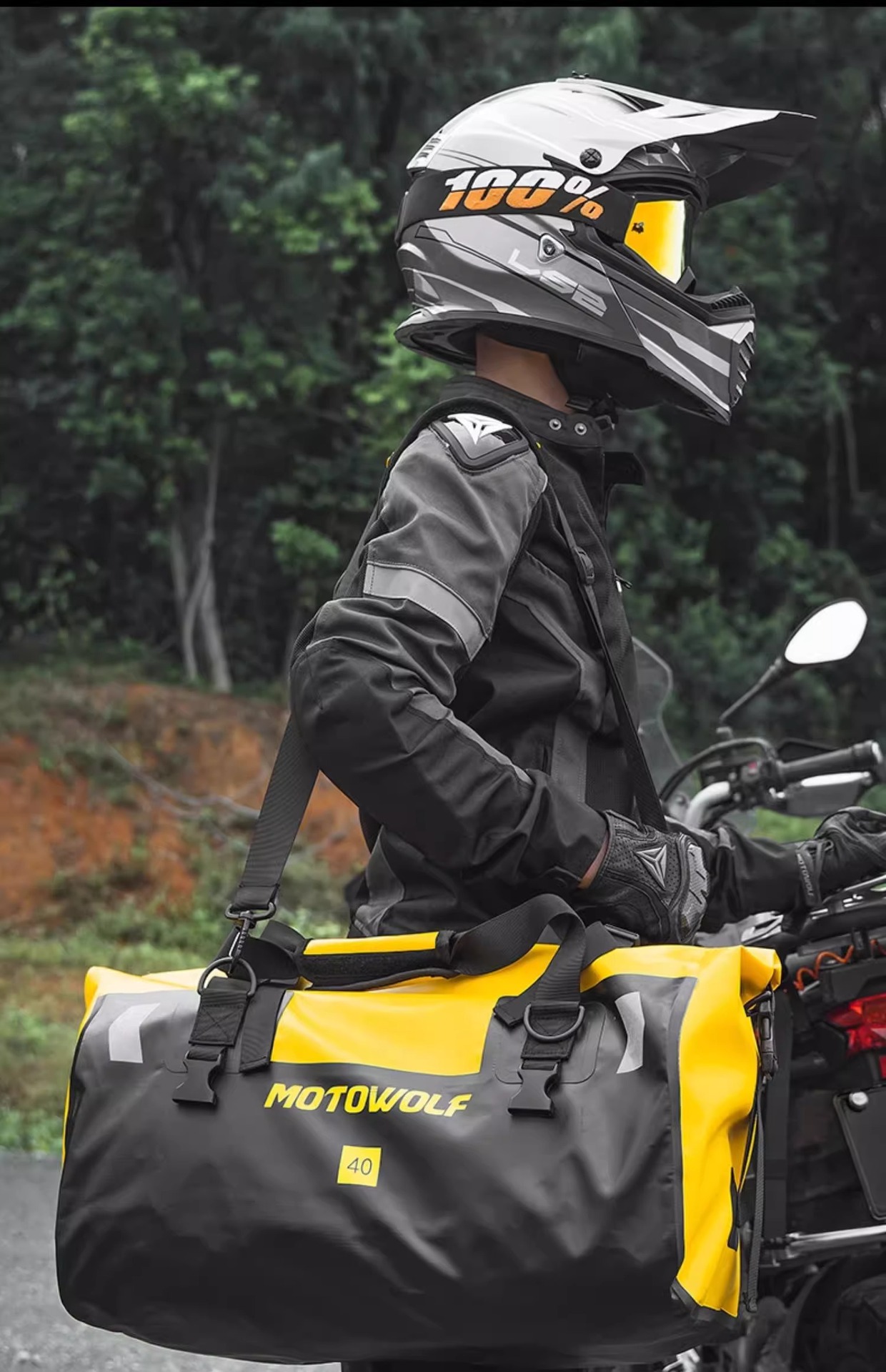 Motorcycle Rider Waterproof Bag Long-distance Motorcycle Travel Bag Rally Car Off-road Rear Bag Carrying Bag Hanging Bag Side Bag