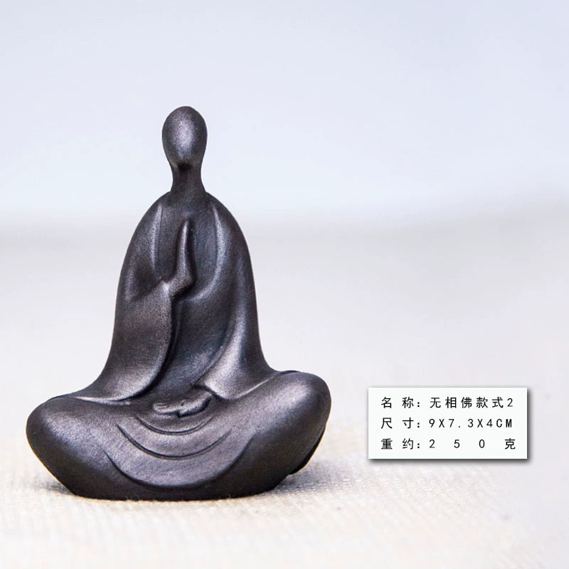 Новый китайский национальный стиль, без лица—статуя Будды, Zen декоративное исследование, обучение, чайная чашка, хэндмрафт из чугуна, домашнее убранство
