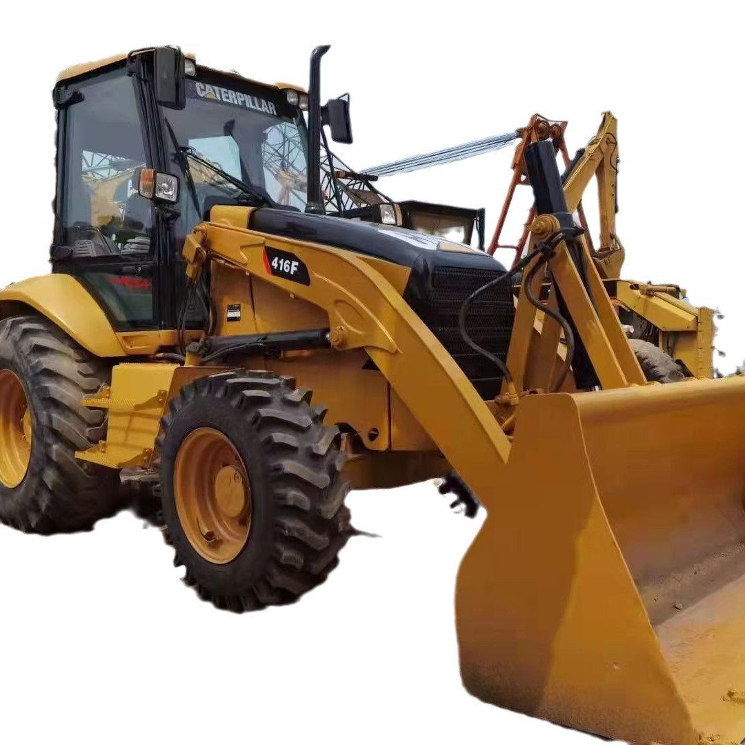 Ventas directas de comercio exterior Dos excavadoras de carga ocupadas JCB 3CX 4CX 416F CAT420F 430 430F