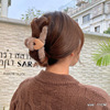 Brand big crab pin, shark, hairgrip, advanced hair accessory, South Korea, simple and elegant design, high-quality style