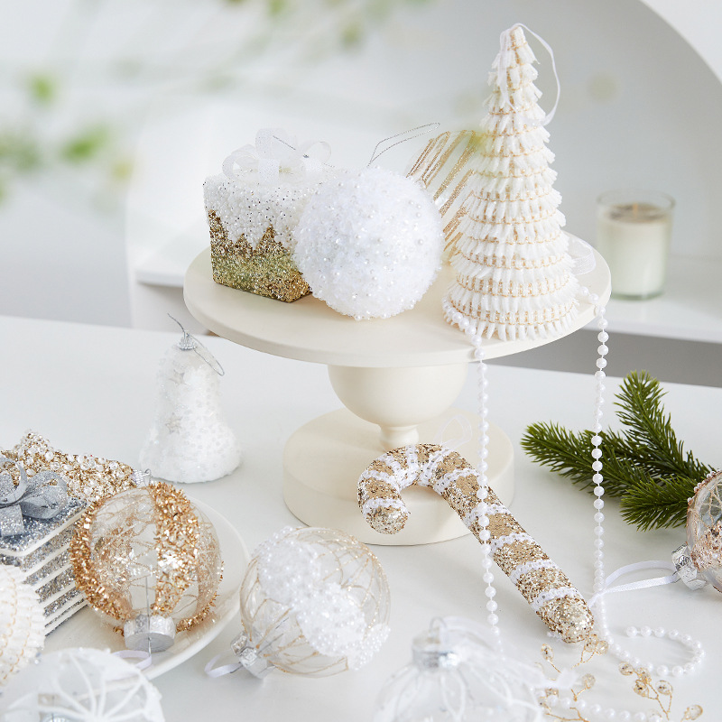 Colgante de Navidad decoración árbol de Navidad hecha a mano DIY decoración escena diseño pequeño regalo atmósfera colgante bola de Navidad