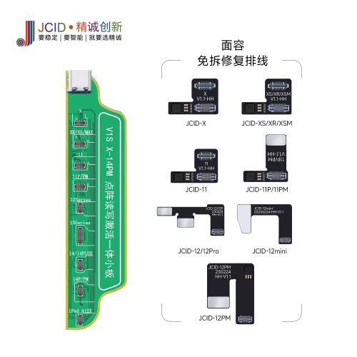 Sincerely innovative V1SE facial X-12 series disassembly-free dot-matrix facial repair cables without welding or alignment
