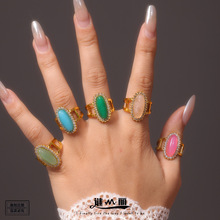 �i���Ʒ3A�ʯ���Ȼʯ�_�ڽ�ָ���18K����{����F؛����