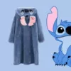 New blue Stitch халат