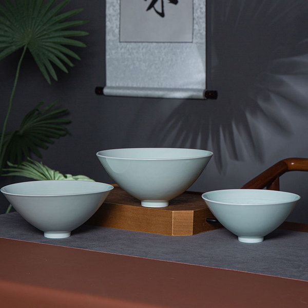 Jingdezhen imitation Song celadon porcelain bucket bowl home noodle…