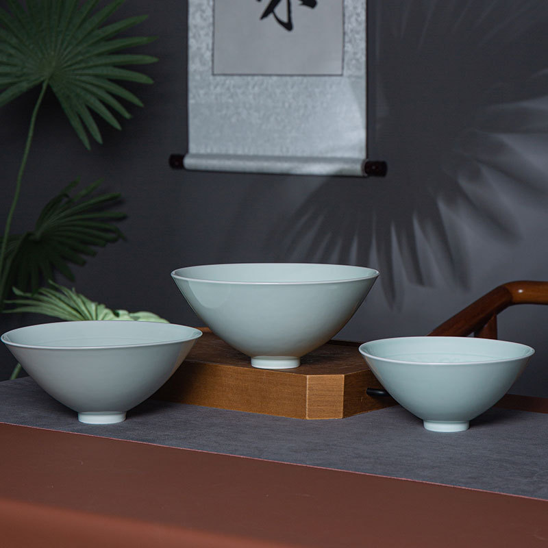 Jingdezhen imitation Song celadon porcelain bucket bowl home noodle…