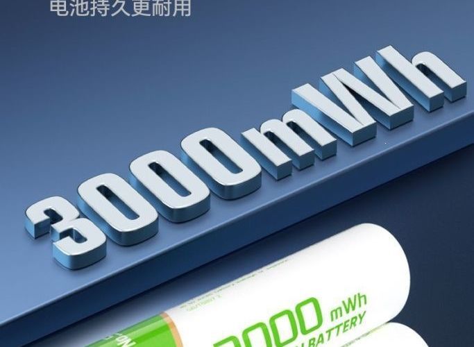 No. 5 No. 7 USB Large-Capacity 1.5V Rechargeable Lithium Battery 3000Mwh High-Efficiency Constant Voltage Source Factory Free Shipping on One Piece