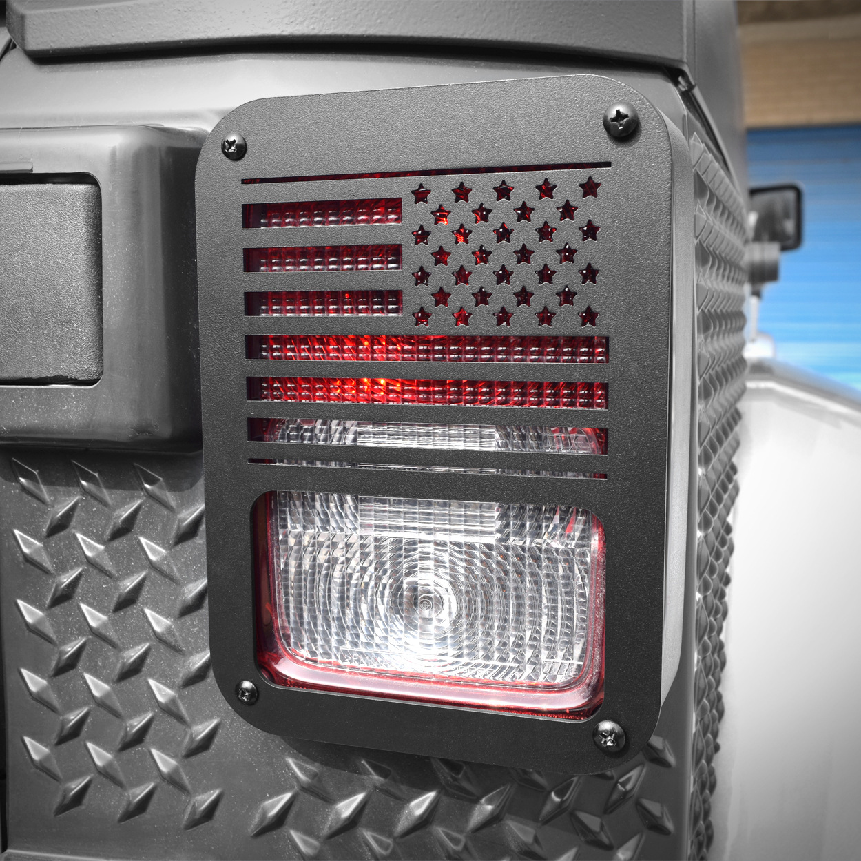 Cross-Border Applicable 2007-2018 Jk Car Tail Lens (American Flag) Taillight Cover Modification Factory Wholesale