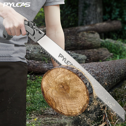 Manufacturer wholesale outdoor garden multifunctional portable hand saw three-sided tooth high temperature quenching pruning logging fruit tree waist saw