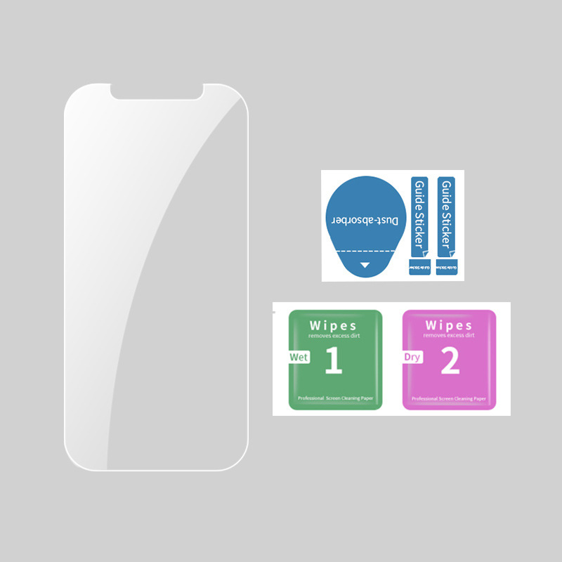 15pro película blanca Apple 14 película templada adecuada para media pantalla Apple 12 película 11 película iphone13 película para teléfono móvil Max