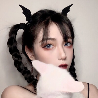 恶魔小天使翅膀发夹边夹lolita蝙蝠翅膀头饰饰品