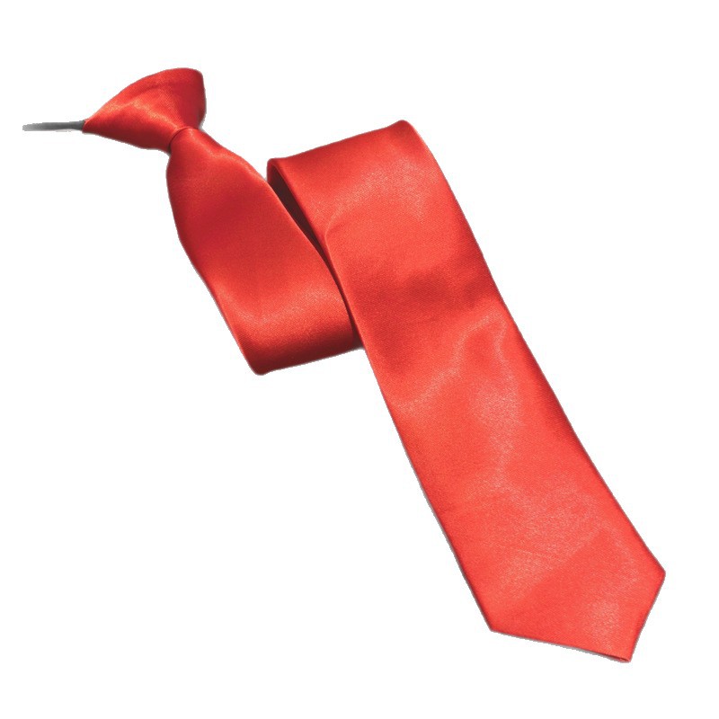 Corbata Formal con Cierre Automático para Hombre 5cm de Seda Sintética para Boda image 7