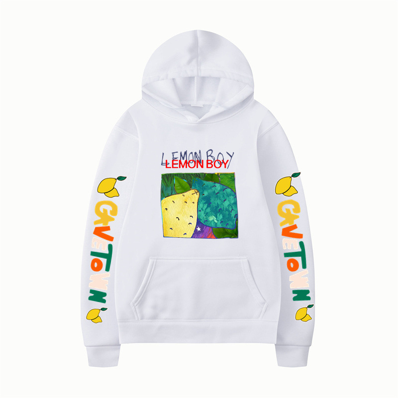 Cross-border Hooded Sweatshirt Men's CAVETOWN Lemon Boy Joint Pullover European Independent Station Supply Cross-border Hooded Sweatshirt Men's CAVETOWN Lemon Boy Joint Pullover European Independent Station Supply