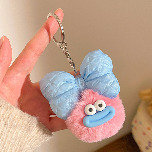 New Plush Funny Sausage Mouth Pendant Funny Keychain Couple Best Friend Student Bag Pendant Doll Wholesale