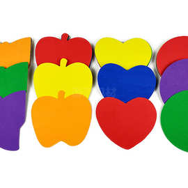 幼儿园教室布置装饰品材料贴画 EVA爱心红桃心贴图 泡沫心形图案