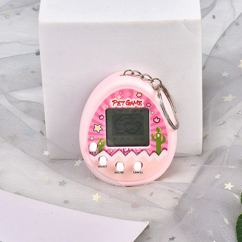 Виртуальный питомец-брелок Tamagotchi-подобный, мини игровая консоль, яйцевидный 6×5×2 см, 0,026 кг