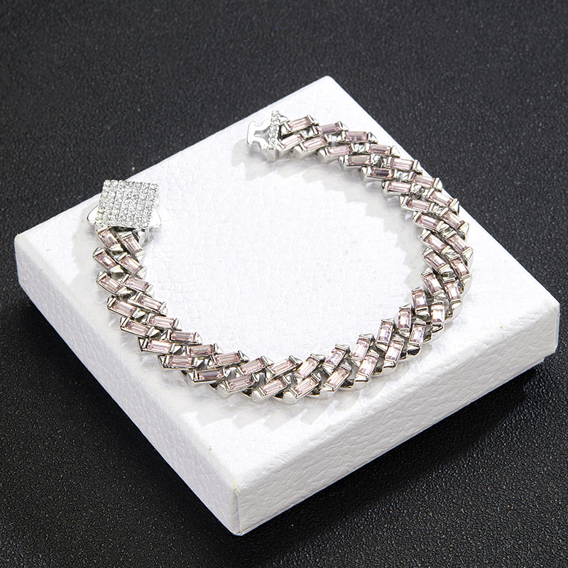 Fashion Geometric Alloy Inlay Rhinestones Unisex Sweater Chain 1 Piece