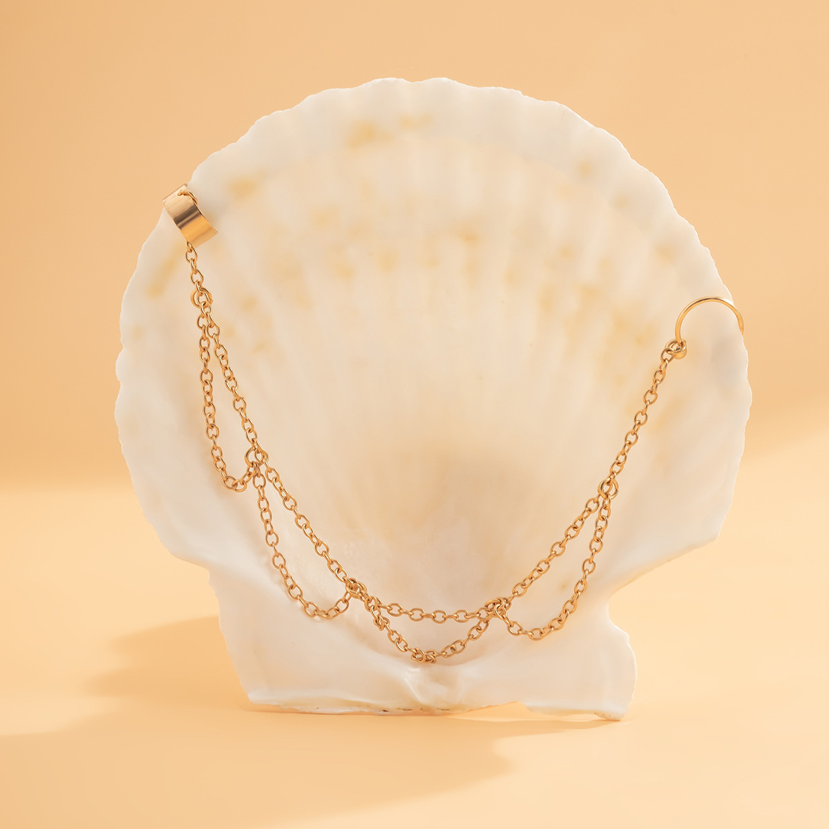 Gioielli minimalisti ed eleganti, nappe di perle artificiali senza perforazioni, accessori, catene di ferro, nappe,_voghion.com