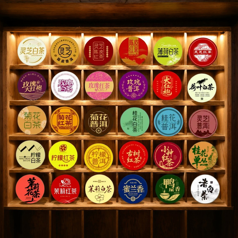 Nuonuo Xiang 5g Small Tea Cakes, Pu'Er Tea, Tangerine Peel White Tea, Osmanthus Lemon Black Tea, over 30 Flavors Available for Wholesale Nuonuo Xiang 5g Small Tea Cakes, Pu'Er Tea, Tangerine Peel White Tea, Osmanthus Lemon Black Tea, over 30 Flavors Available for Wholesale