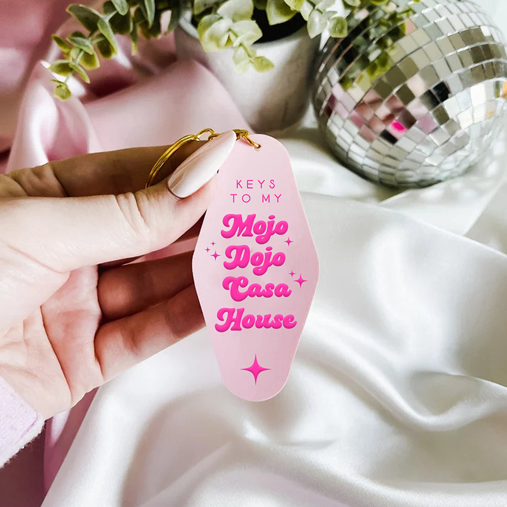 Party Occasion Casual Elegant Lady Letter Arylic Keychain