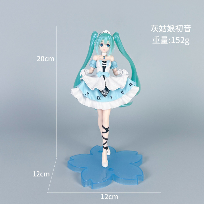 初音未来手办动漫水冰月美少女蕾姆花嫁穹妹二次元公仔模型摆件批|undefined