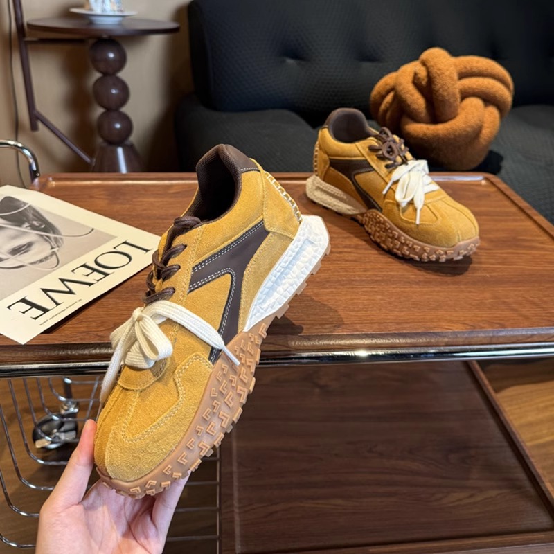 La marea no está en el sur para aumentar los zapatos de entrenamiento alemanes para mujer, primavera y verano, suela gruesa, zapatos deportivos de ocio Forrest Gump, música corta