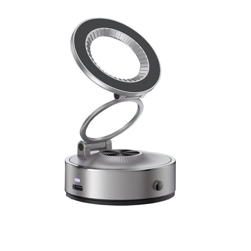 Nuevo soporte de navegación para automóviles aleación de zinc magnética fijación de teléfonos móviles de adsorción de nano vacío soporte de teléfonos móviles para automóviles