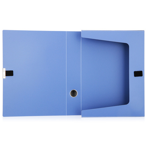 Deli file box A4 folder file box sticky thickened plastic information box storage bag information booklet 5603