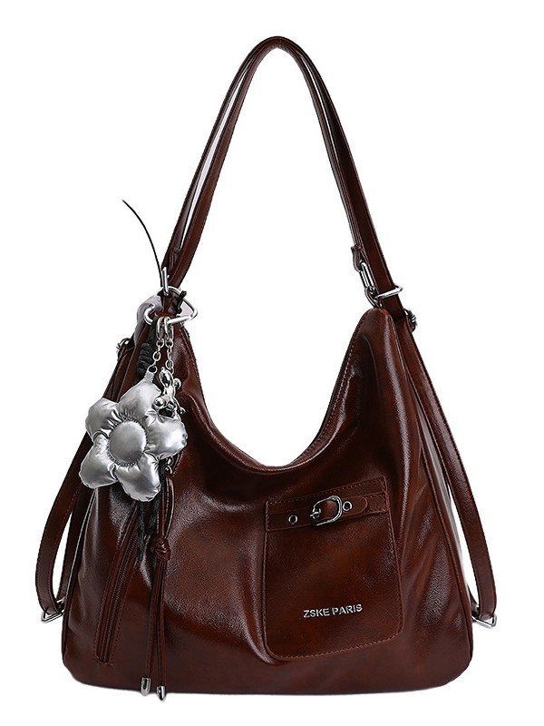 Bolsas de tendencia transfronteriza de gran capacidad para mujeres 2026 nueva moda coreana multipropósito mochila de viaje ocio bolsa de mano image 6