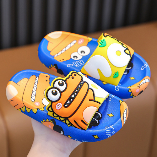 Children's slippers summer boys cartoon indoor bath non-slip soft bottom girls cute baby home children's slippers