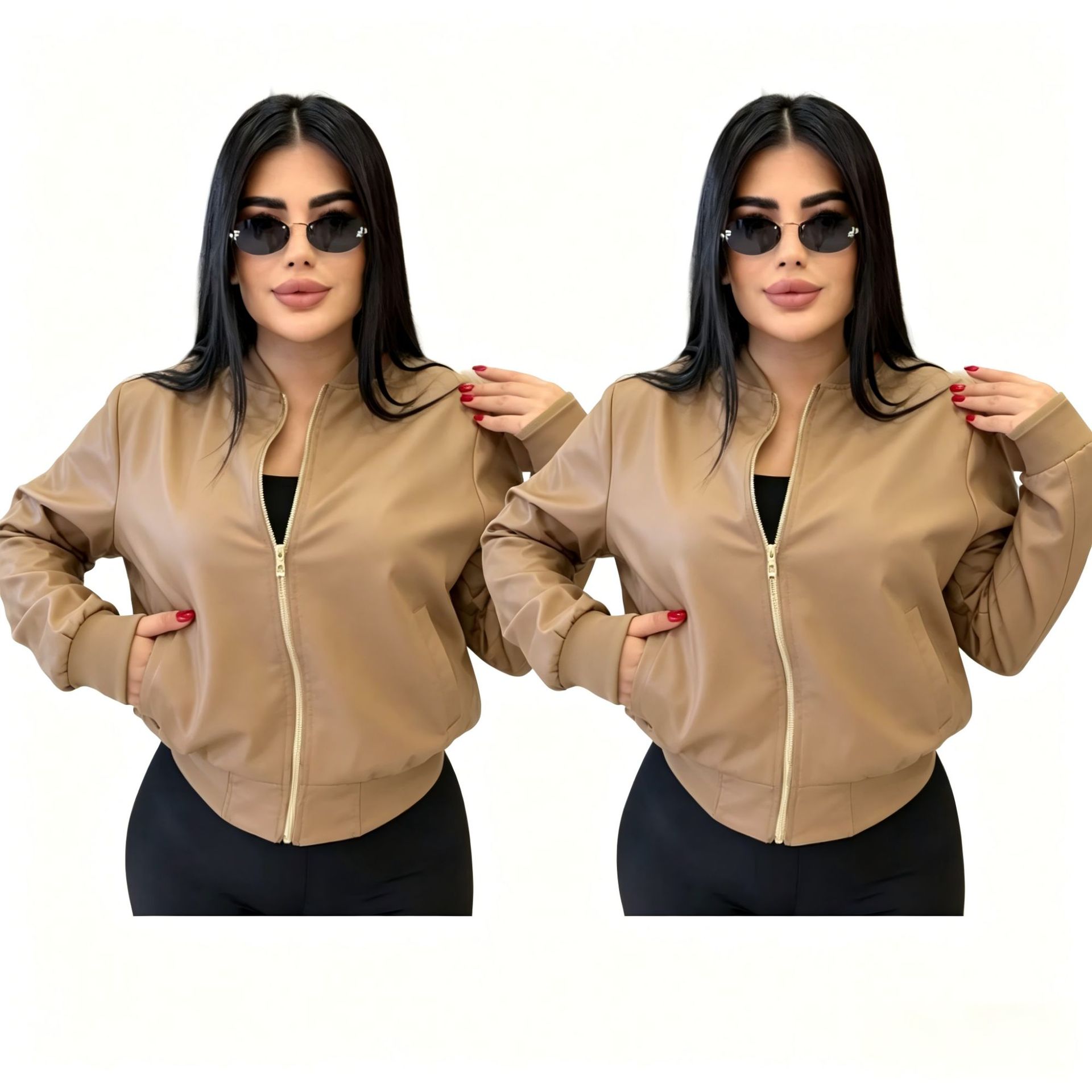S-4Xl Autumn and Winter Jackets, Casual Baseball Jackets, New Embroidered Women's Stylish Jackets J5284