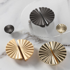 Factory direct sales modern simple round cabinet wardrobe thickened handle drawer cabinet door gold hardware door handle