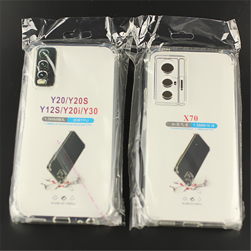 Suitable for Huawei Honor X80I Honor 500 Pro Thickened Airbag Anti-Fall Phone Case Tpu Transparent Soft Shell