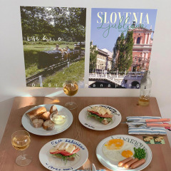 Paris holiday poster, retro French photography, romantic art decoration painting, Korean ins style blogger photo props