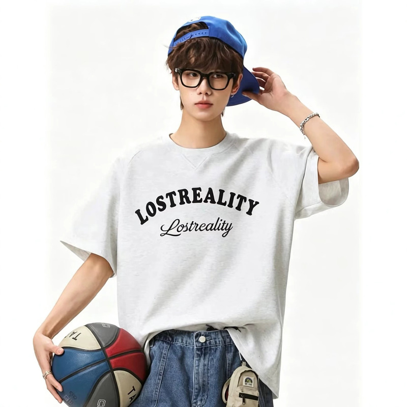Billabong American-style minimalist high street fashion brand letter print short-sleeve T-shirt for men, loose fit, round neck, trendy Billabong American-style minimalist high street fashion brand letter print short-sleeve T-shirt for men, loose fit, round neck, trendy