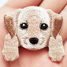 1pc Adorable Beagle Dog Embroidered Patch Black Iron On�羳