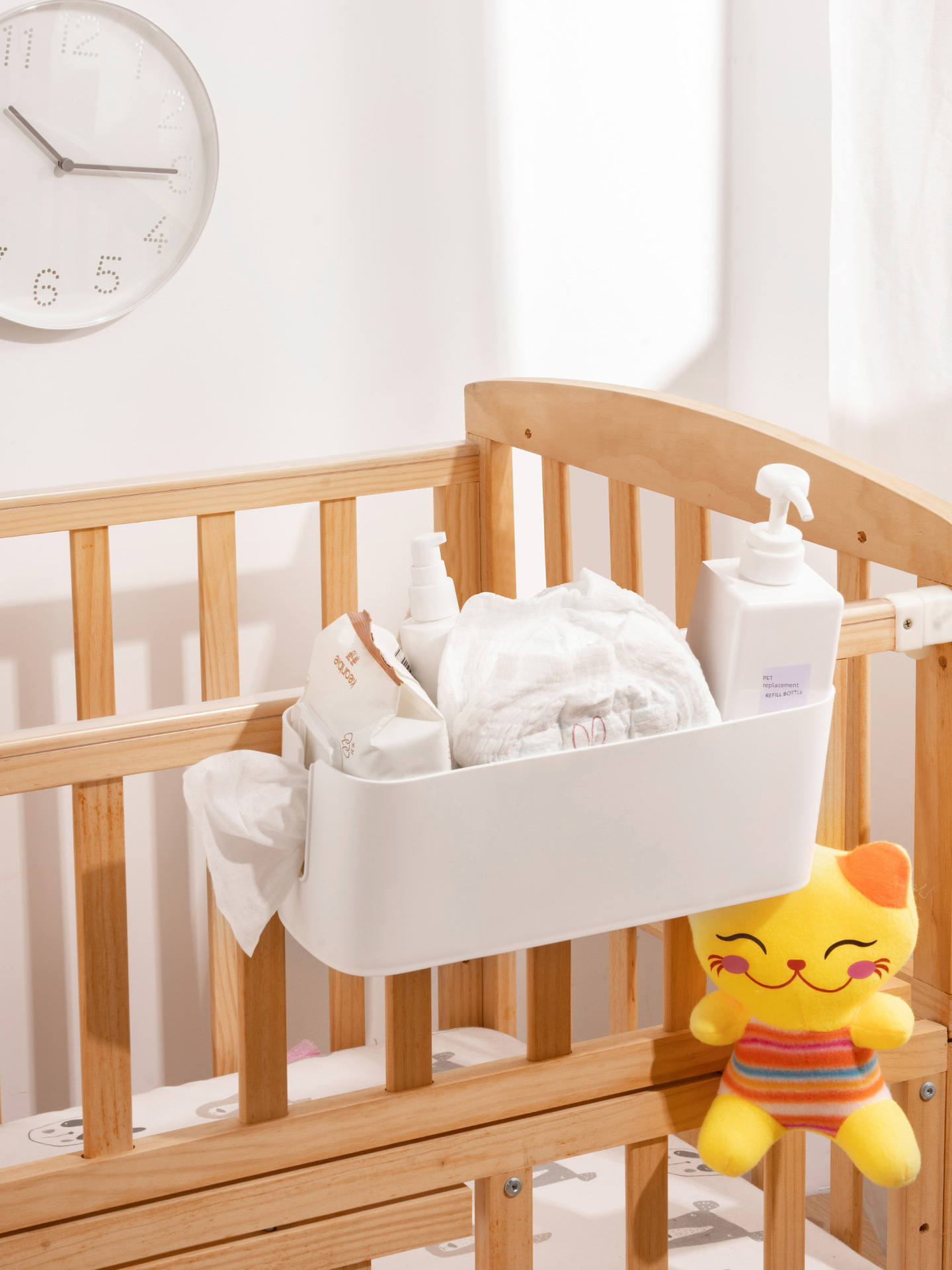 Dormitory Hanging Basket Office Household Storage Box Cosmetic Storage Basket Desktop Storage Box Wall-mounted Tissue Box