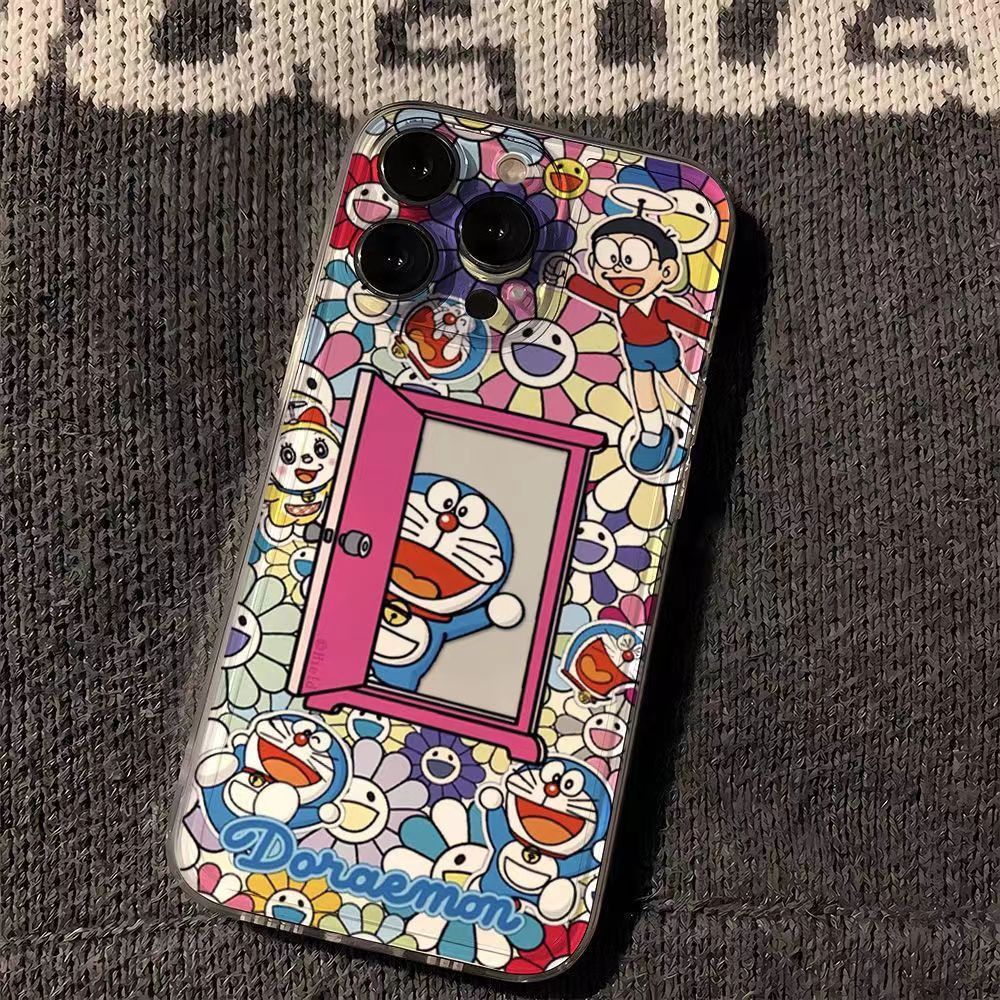 Cartoon full-screen kitten is suitable for Apple 14PRO/15PROMAX/16/15/14/13 creative soft shell