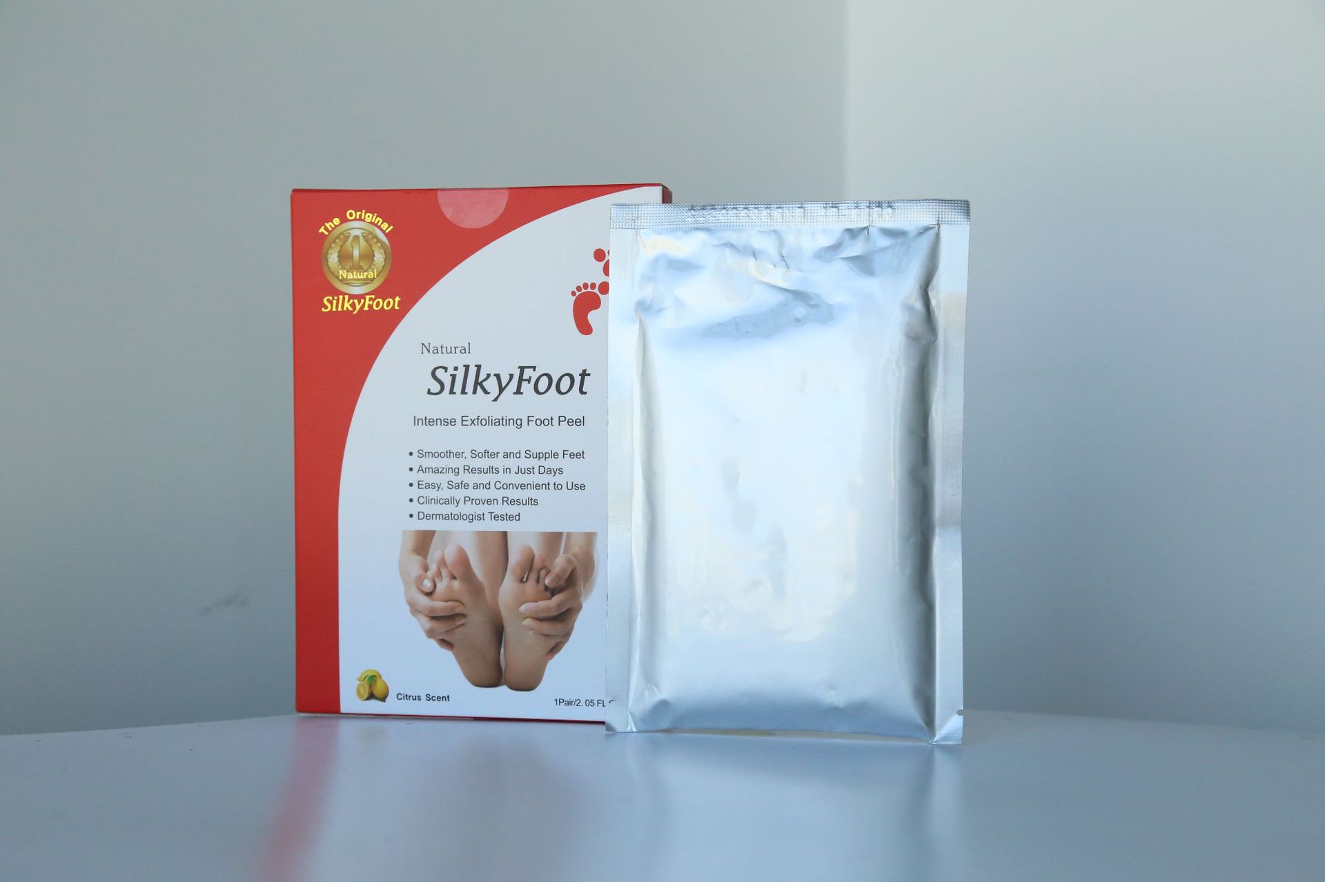 Маска для удаления мозолей на ногах в английской упаковке (экспортная формула)