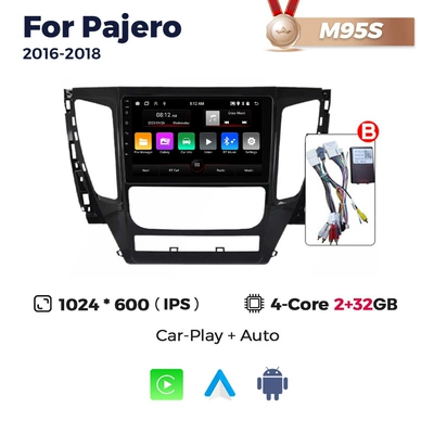 DVD Navigation — Applicable to Mitsubishi - b-m95s-232-quad-core-wifi-version