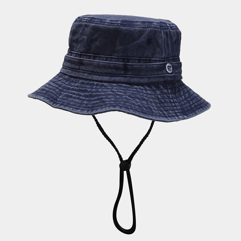 Sombrero de pescador estilo vintage británico 2024, nuevo estilo, lavado, con parches, retro, a prueba de viento, para exteriores, para hombre y mujer, para ciclismo.