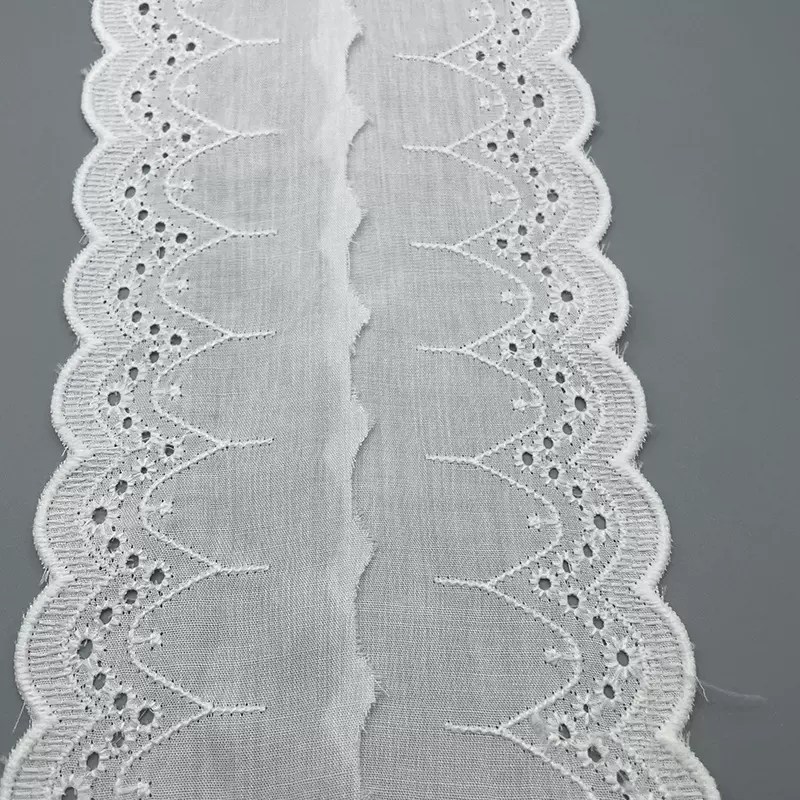 现货棉布花边辅料批发镂空蕾丝花边刺绣面料礼服婚纱睡衣diy