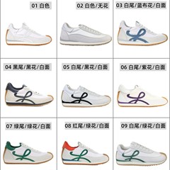 罗家系列阿甘鞋复古系带百搭小白鞋休闲透气情侣款时尚运动鞋女鞋