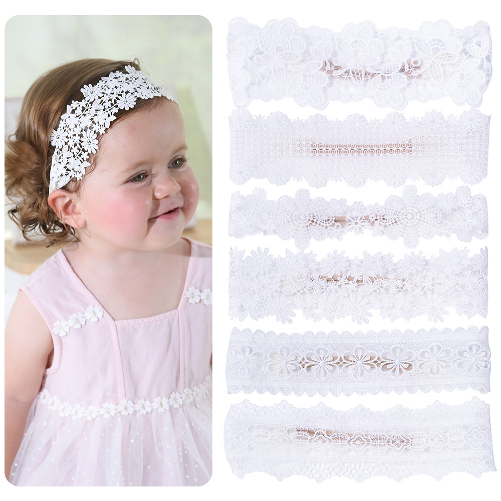 Sweet Flower Cloth Lace Hair Band display picture 6